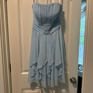 David’s Bridal strapless dress